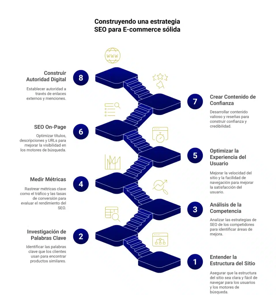 Pasos para crear una estrategia SEO para ecommerce