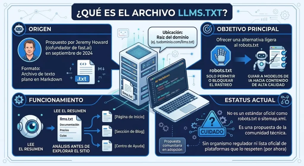Archivo llms.txt qué es